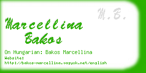marcellina bakos business card